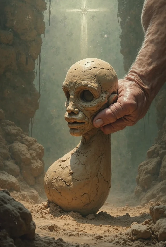 Human like erosion bird