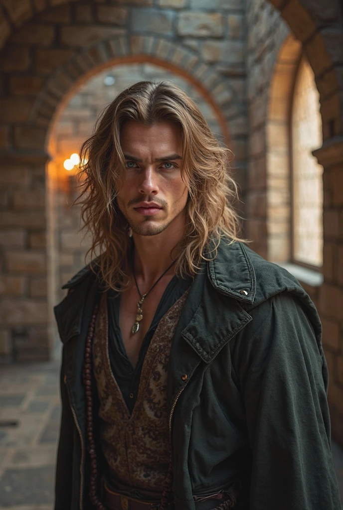 A photorealistic portrait of a shirtless Henry Cavill with long white hair, in a scne of The Witcher, bathing in an old and rustic bathtub, a renaissance movie still in the style of Zack Snyder, tumblr contest winner, hurufiyya, renaissance painting, masculine, movie still, candles in the background, candlelight, cinematic lighting. photograph, detailed symmetric realistic face, extremely detailed natural texture, peach fuzz, long hair, masterpiece, absurdres, nikon d850 film stock photograph, kodak portra 400 camera f1.6 lens, extremely detailed, amazing, fine detail, hyper realistic lifelike texture, dramatic lighting, unrealengine, trending on artstation, cinestill 800 tungsten, looking at the viewer, photo realistic, RAW photo, TanvirTamim, high quality, highres, sharp focus, extremely detailed, cinematic lighting, 8k uhd,-imagine-