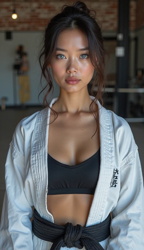 8k, best quality, masterpiece, realistic, ultra detail, photo realistic, hyper realistic, smoother lighting, increase cinematic lighting quality, realistic lighting, backlighting, brightening light, Increase quality, best quality real texture skin,
close-up, slender, cute face, smile, beautiful details eyes, 19years old korean, pretty, Drill hair with electric blue color, hood,