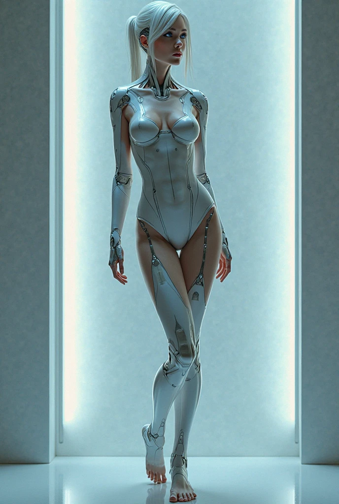 Invisible Woman charlize theron, charlize theron Face, Fantastic Four logo, perfect face, Blonde hair, smile, (slim:1.2), (athletic tits:1.2), (cleavage:0.1), (Wide Hips:.5), (Hour Glass Shape:1.3), (white circle on her costume:1.2)