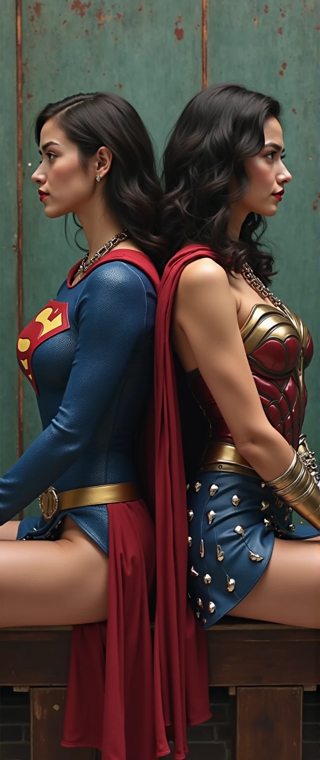 Aishwarya Rajesh as wonder woman showing chubby belly