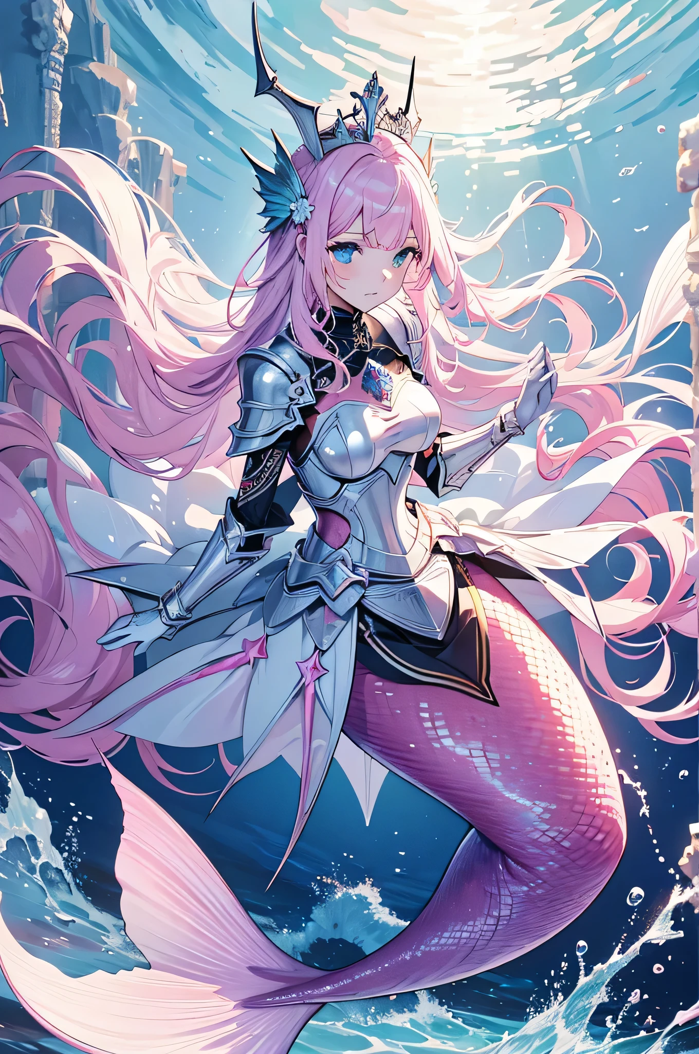 Nino Nakano  ,armadura ,lago de hielo luz de luna
