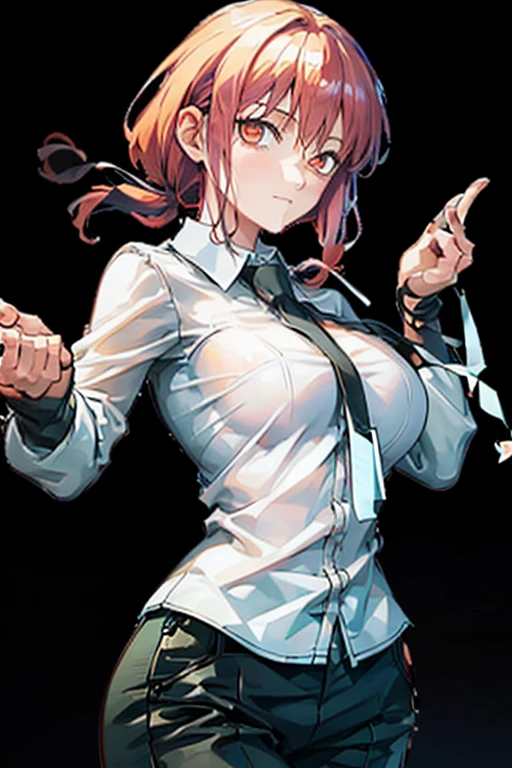 Ai Haibara, (hold an envelope to your chest)、classroom、after school、blush、short sleeve、shorts、UHD, retina, masterpiece, ccurate, anatomically correct, textured skin, super detail, high details, high quality, best quality, highres, 4K