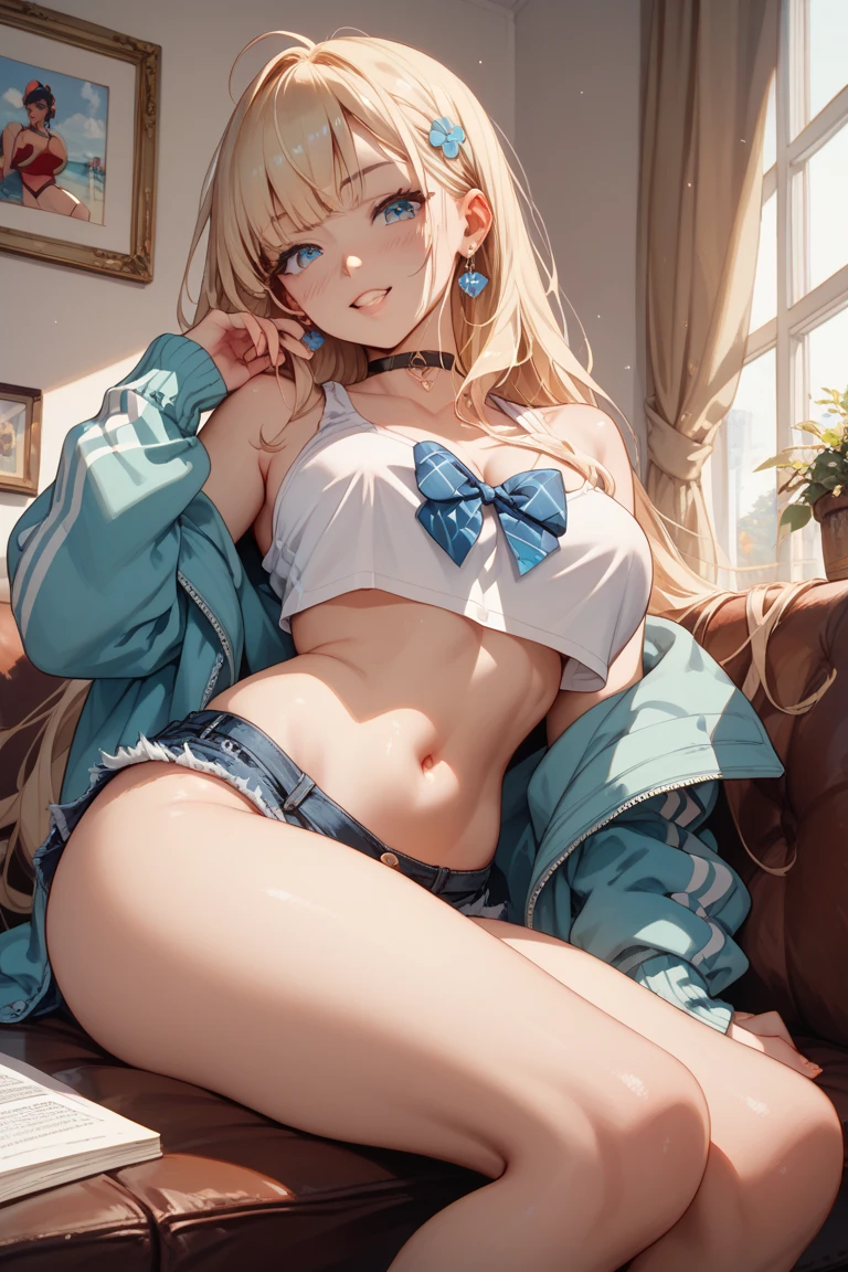 Light blue bra