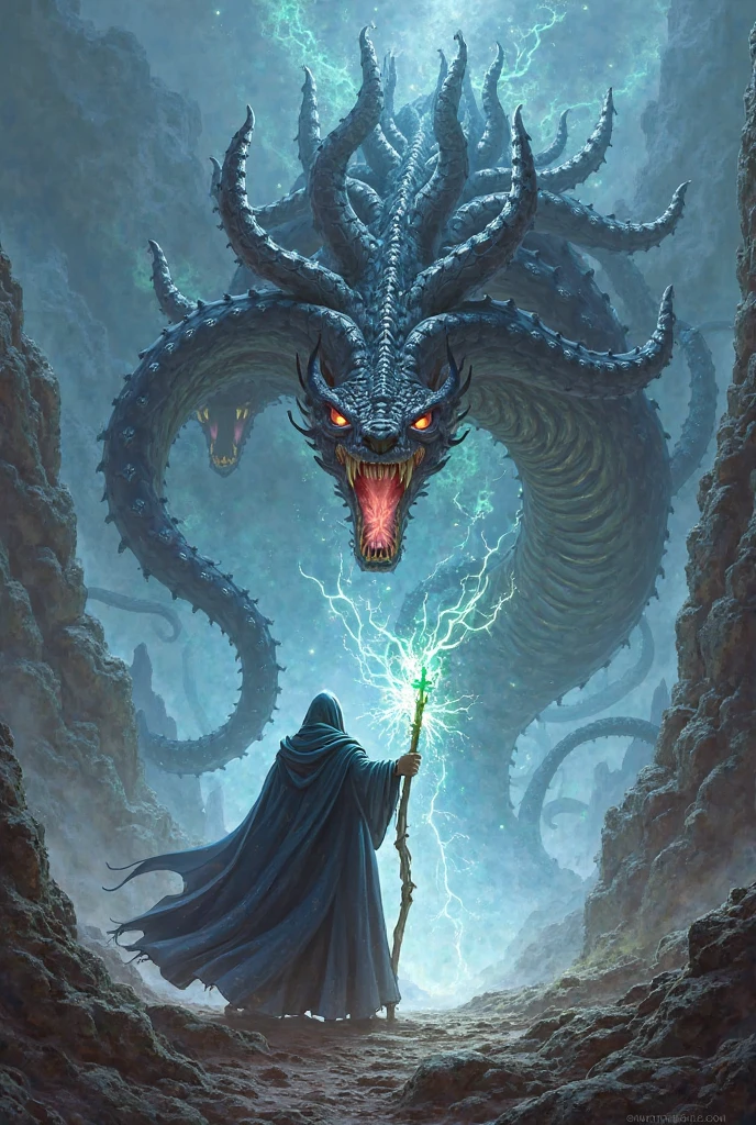 In the heart of the cursed swamp known as Morlog's Mire, where the air hangs heavy with mist and the trees twist like gnarled fingers, tales abound of a creature unlike any other—a serpent of immense size, its sleek, scaled body coiling sinuously through the murky waters, topped incongruously by the torso of a human.
Feared and revered by the local villagers as the 'Serpent of Shadows,' this enigmatic being is said to possess a cunning intellect and ancient knowledge hidden within its piercing eyes. Legends speak of its ability to grant boons to those brave or desperate enough to seek its counsel, yet its favors come at a perilous price.
Amidst whispers of a looming darkness that threatens to engulf the realm, a reluctant hero or a desperate seeker ventures into Morlog's Mire. They are driven by a dire need—to uncover lost secrets, to find a cure for a loved one's ailment, or to seek guidance in a time of political upheaval.
Navigating treacherous bogs and evading the gaze of lurking swamp creatures, they encounter the Serpent of Shadows. Towering above them, its gaze holds both wisdom and ancient sorrow. Will they dare to bargain with this creature of shadow and scales, risking their own soul in exchange for answers that could alter the course of their destiny and the fate of the kingdom?
In a world where alliances are fleeting and darkness lurks in every corner, the hero must tread carefully, for the Serpent of Shadows sees beyond the surface of flesh and bone, delving into the depths of hearts and minds. Will they emerge from Morlog's Mire victorious, or become ensnared in a web of deceit spun by the serpent's whispered promises