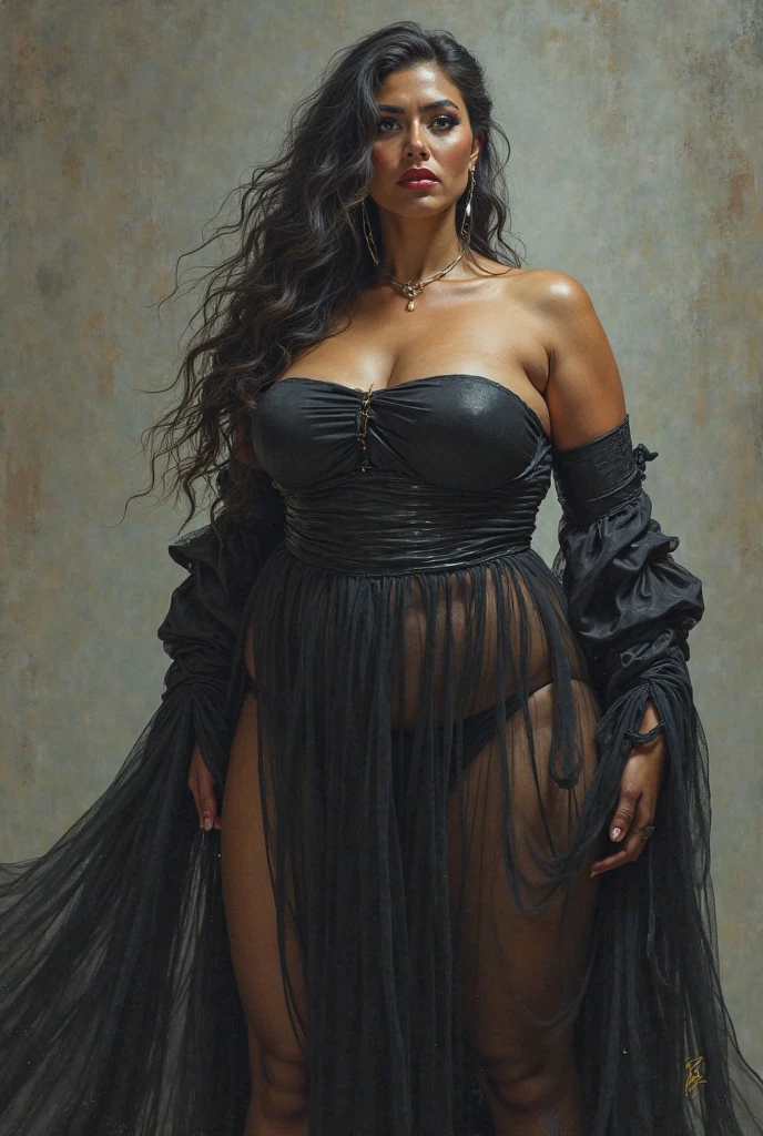 épiCRealism, photographie de mode, Photographie de portrait de traits du visage frappants femme noire, (((femmes noires aux gros seins))), Cheveux courts, maquillée, (((GIBSIE-Robe mi-longue ceinturée à imprimé floral pour femme, grande taille, col surplis, manches longues, élégante robe trapèze vintage, printemps, automne, 2023))), (((éclairage cinématographique))), (((éclairage volumétrique))), (((fond gris:1.2))), poussière,( vent:1.1), prise avec Hasselblad X2D 100C, Objectif 80mm, profondeur de champ, Bokeh, grain du film, couleurs vives, Poses féminines, portrait féminin expressif, (Tir sur le haut du corps:1.6)