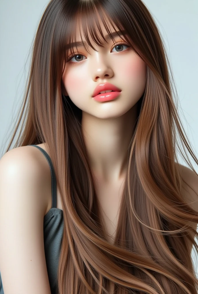 Top quality, Reality, 8K, HD, 1 girl, Miss, (Sexy pose: 1.9, touch: 1.9, cleveage: 2), Gorgeous, (Large target: 1.8), (underwear: 2, OK: 1.9, underwear: 1.4), (short hair: 2, Bob: 2, partedbangs: 1.6), Watch the audience, (1 girl's Eyes: 1.6), Reality, (Bokeh), (Flowing hair, Lips, open mouth: 1.43), Gorgeous, Pure face_v1:1,