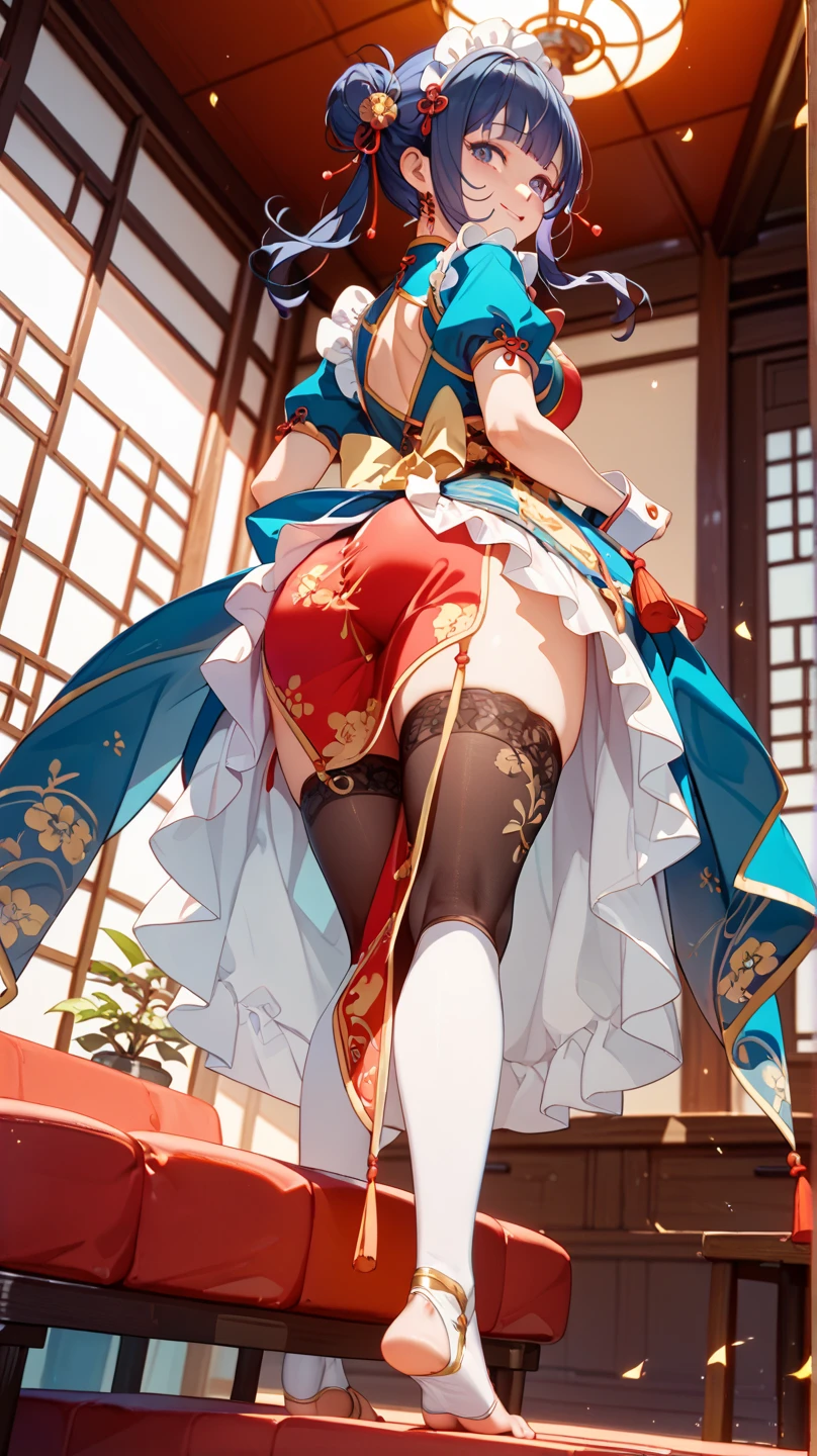score_9, score_8_up, score_7_up,(source_anime, high res image:1.2),masterpiece,best quality,cute face,clear skin,shiny hair,ultra detailed eyes, footjob ,reverse footjob, toes, barefoot, penis, feet,from behind