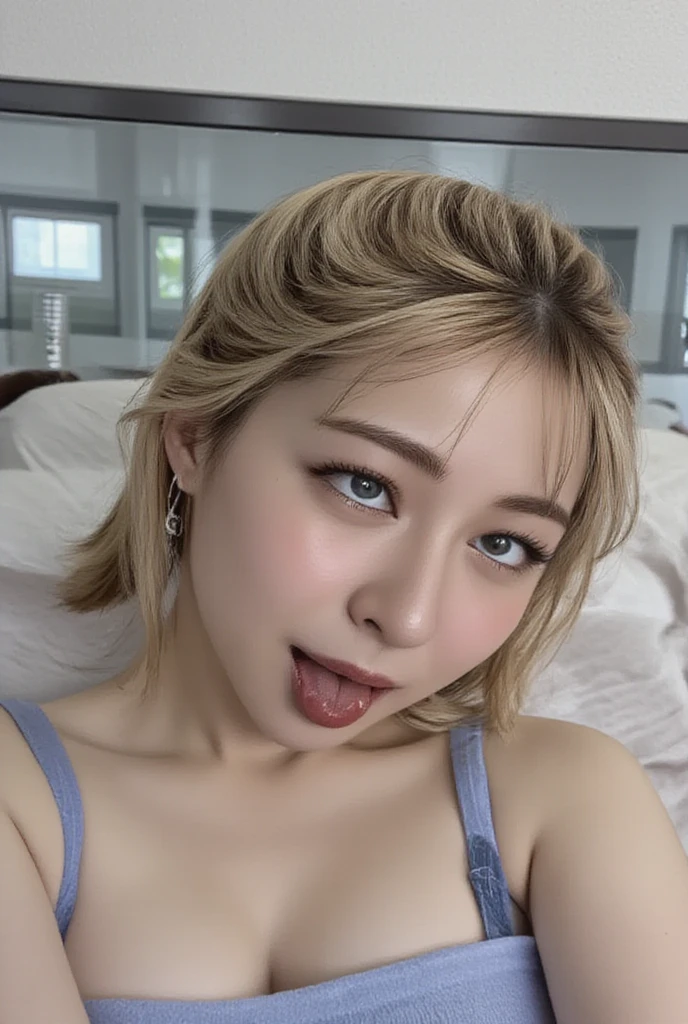 high quality, masterpiece, Ultra-high resolution, 8K, born, (Photorealistic:1.4),masterpiece, 最high quality, Very detailed, Detailed and beautiful eyes,Japanese,20-year-old women,Fair skin,Skinny,Beautiful face,Beautiful Skin,Bokeh,Perfect Anatomy,Blowjob,blowjob,nsfw,1boy,((1penis)),((big penis)),A woman holding a penis,handjob,Handjob,ahegao,ass pov