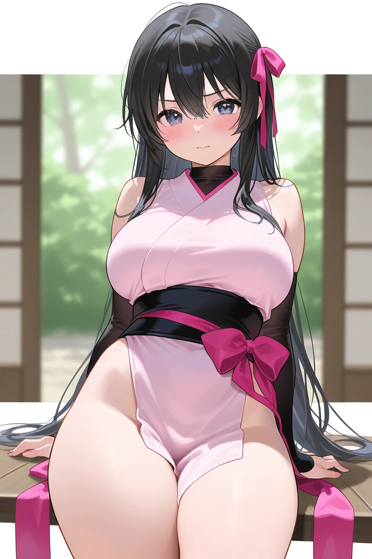 (masterpiece, Highest quality:1.2), Artsborn, Highest quality, Cowboy Shot, {completely nude}, {Watery eye, Closed Mouth, Troubled face}, {nsfw}, {squatting, spread legs}, {spread pussy, crotch grab}, Large Breasts, Nipples,