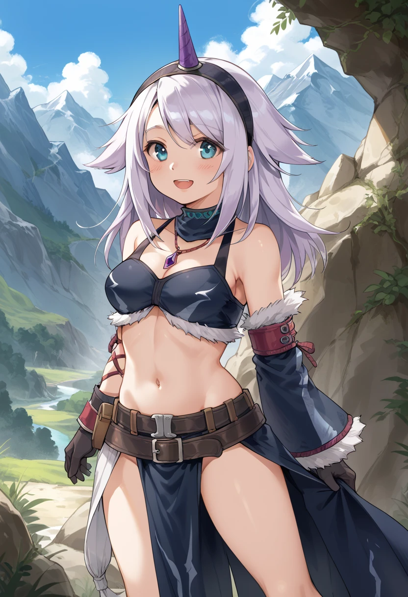 yaohaducy, <lora:yao ha ducy s1s2-lora-nochekaiser:1>,
yao ha ducy, long hair, white hair, pointy ears, dark skin, dark-skinned female, elf, dark elf, (yellow eyes:1.3),
BREAK thighhighs, shorts, cape, bandages, cleavage,
BREAK outdoors, forest, nature, grass, trees, sun, sky, clouds,
BREAK looking at viewer, (cowboy shot:1.5),
BREAK <lyco:GoodHands-beta2:1>, (masterpiece:1.2), best quality, high resolution, unity 8k wallpaper, (illustration:0.8), (beautiful detailed eyes:1.6), extremely detailed face, perfect lighting, extremely detailed CG, (perfect hands, perfect anatomy),