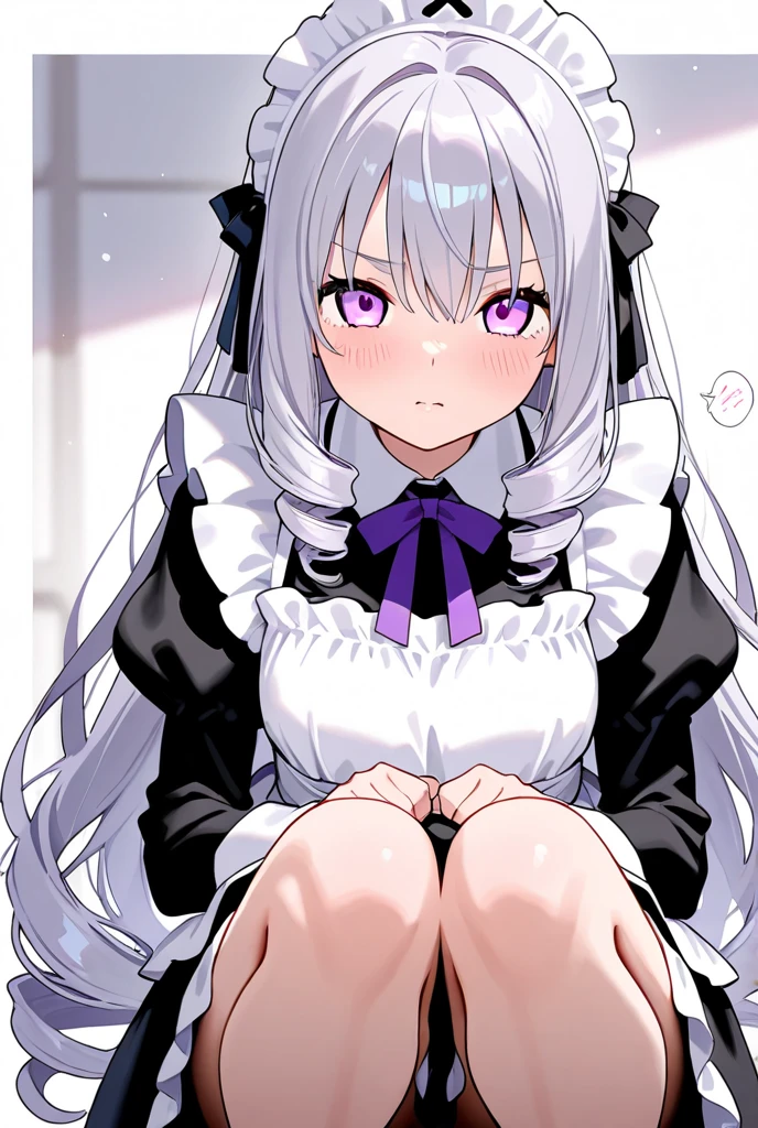 Maid stockings real toes