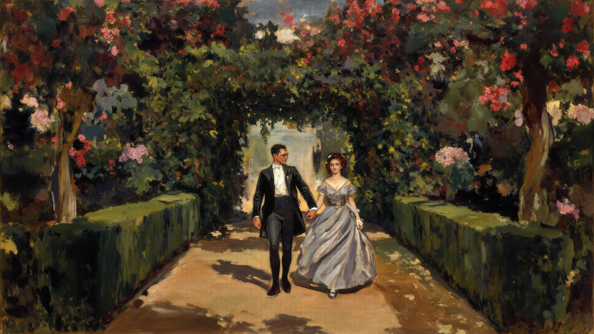 Create image inspired by Renoir's Impressionism painting in OK.