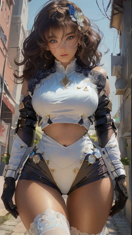 (((Natalie Portman playing Padme Amidala))),((Padme Amidala from Star Wars)),
(large breasts:1.4),((dark brown hair,hair tied up,hair in upsweep updo)),(((dark_brown_eyes:1.3))),intricate eyes,beautiful detailed eyes,symmetrical eyes,((((lustrous skin:1.5,tanned skin,bright skin: 1.5,skin tanned,shiny skin,very shiny skin,shiny body,Reflective skin)))),(spider lower abdomen,narrow waist,wide hip,athletic body,inflated legs,thick thighs,(detailed face)),beautiful detailed lips,((perfect figure :1.2,(round breasts :1.1)),
cute,slutty,sensual,seductive look,seductive,((erotic)),opulent,sumptuous,((nsfw)),
(very detailed clothes:1.2),(style of high fashion,White High Top Designer suit,(white Ribbed sweater:1.3), off-the-shoulder sweater, (Short shorts:1.2), Bare shoulders, (underboob:1.2), (white clothes,white costume,white outfit).
(flirtatious pose:1.3), looking at viewer,embarrassed,centered,scale to fit dimensions,Rule of thirds,
outdoors,pillars,((pillars background,egyptian palace,egyptian palace background,pyramids in the background)),scenery,extremely scenery,(puddles everywhere,moss,moss on the background), Egypt style,Egypt castle,lily pads,palms,(sunset, golden hour),
(Glossy elegant ornaments),highres,sharp focus,(ultra detailed,extremely detailed),(photorealistic artwork:1.37),(extremely detailed CG unity 8k wallpaper),(((vibrant colors,vibrant theme))),(intricate),(masterpiece),(best quality),artistic photography,(photography taken by sldr),(intricate background),perfect rendered face,perfect face details,realistic face,photo realistic,((intricate detail)),(((realism))),