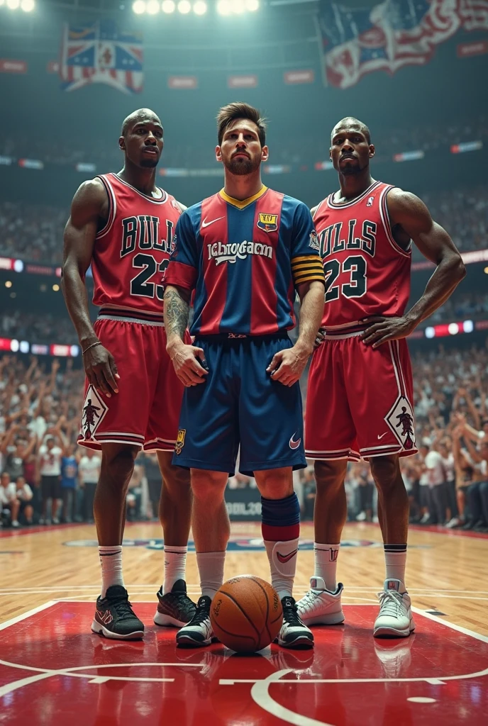 Messi and Michael Jordan together