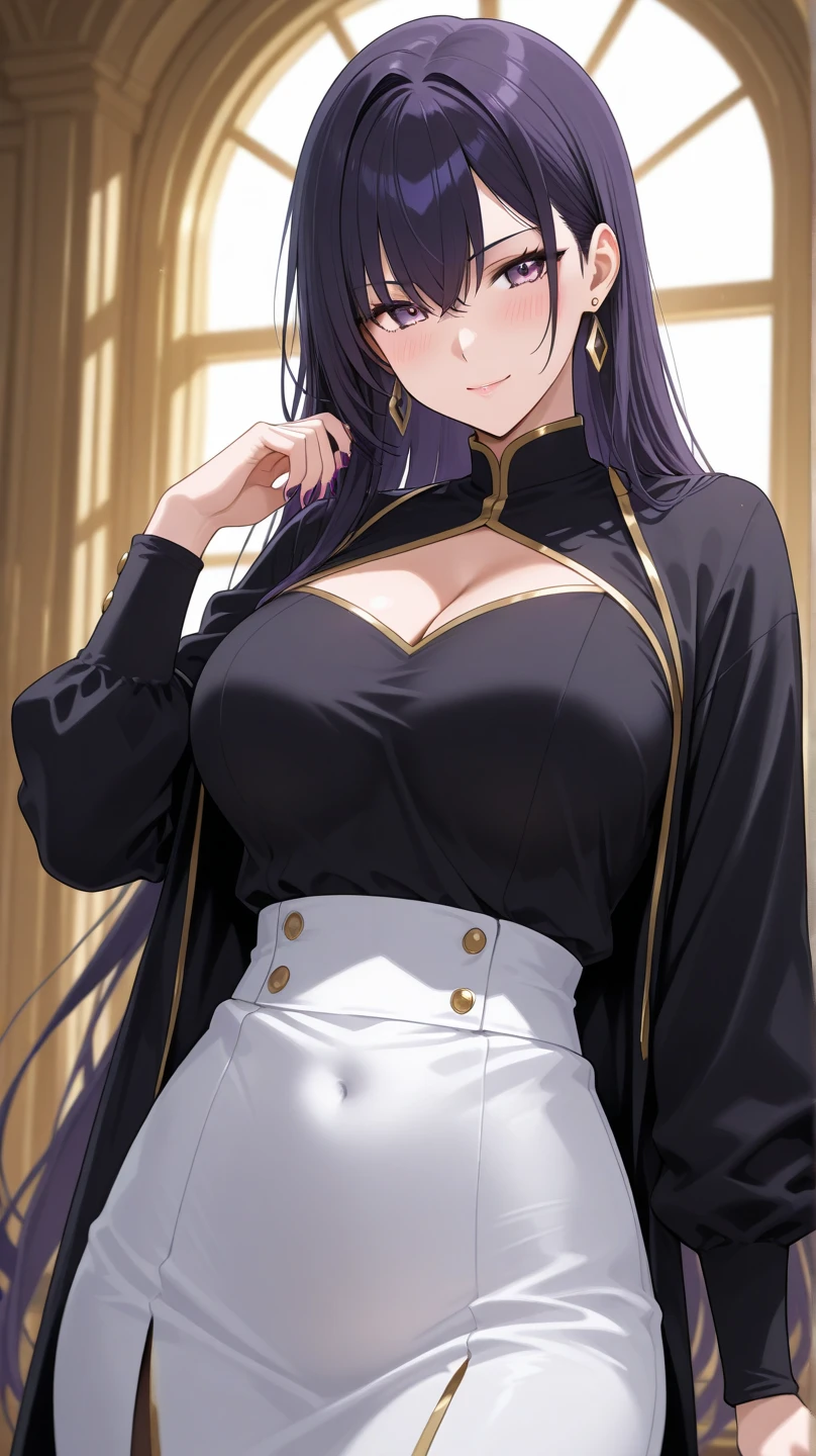 score_9、score_8_up、score_7_up、score_6_up、Ahegao、score_5_up、score_4_up、zPDXL、source manga、(woman:1.2)、black body、small breasts、flat chest、Nipple touch、big areola、black skin、black eye、black hair、gold nipple rings、gold chain cuban link、gold earrings、