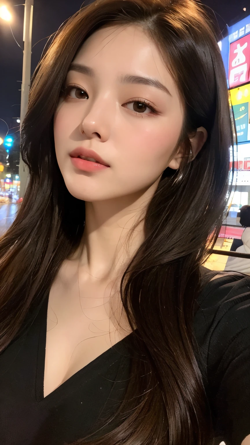 ((High-definition, 4K, Masterpiece: 1.3)), A woman, Focus on charging her mobile phone: 1.1, Sleek and modern attire: 1.2, Detailed facial expression showing relief: 1.3, Nails painted with a vibrant color: 1.2, Long, wavy hair: 1.2, Table with an elegant design: 1.2, Mobile device in hand: 1.1, Warm and welcoming ambiance: 1.2, Recarga saldo celulares, Detailed hands, Realistic texture, Professional lighting.