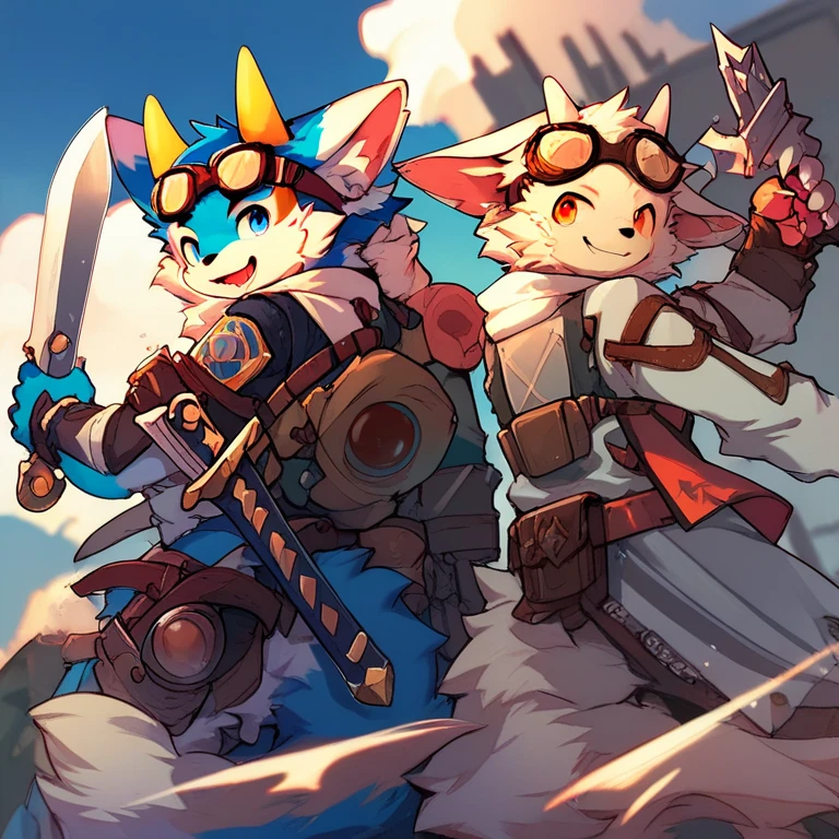 A portrait of the cutest young happy and smiling steampunk fox boy, black hair, yellow eyes, wearing highly detailed goggles, long red damaged scarf ((cub)), chibi, ((nude)), ((canine penis)), ((knot)), ((balls)), (up close), post apocalyptic motorcycle, in post apocalyptic wasteland, incredible highly detailed background, beautiful bright and sunny day, metal fragments blowing in the wind, Very good figure, best quality, highres, 16k, Natural soft light, Tyndall effect, Advanced film lighting, Unreal Engine5, Extremely realistic, A high resolution, adolableby Pino Daeni, canyne khai, milkytiger1145, Dagasi, Yupa, perfect masterpiece, high quality, high resolution