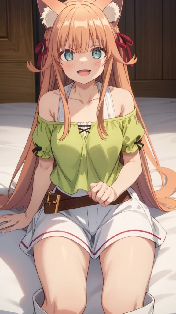 {{{masterpiece}}}, {{{best quality}}}, {{ultra-detailed}}, {illustration}, {{an extremely delicate and beautiful}}, (beautiful detailed eyes:1.6), extremely detailed face, 16k, anime face, NSFW, Kanade(Beast Tamer), kanade, cute face, cat girl, cat ears, light brown hair, very long hair, red hair ribbon, Big eyes, green eyes, small fangs, medium breasts, thin waist, big hips, curvaceous, cat tail, BREAK, shoulderless shirt, off-shoulder shirt, clavicle, short sleeves, white dress, green shirt, belt, pouch, boots, white skirt, medium skirt, puffy sleeves, brown boots, BREAK NSFW, A man and a woman are having intense sex that drives them crazy, ((1man and 1woman,having sex)), (SEX:1.5), ( Missionary Vaginal:1.3), man on top, bird's eye view, on back, missionary, pov hands, {{{vaginal penis, Insert with leotard removed}}}, hetero, sex with men, nipples, huge penis, veiny penis, open vagina, clitoris, grab thighs, nail, spread legs, {{open vagina, spread pussy, pussy, clitoris glans, urethra, vaginal opening, labia minora, uterus, smooth pussy}}, taking off clothes, open clothes, Open shirt, breasts, nipples, lift up skirt, blush,open mouth, embarrassed, naughty expression, raise your legs, M-shaped spread your legs, {{{uncensored}}}, Handsome young man, interracial, netorare, male body, man's lower body