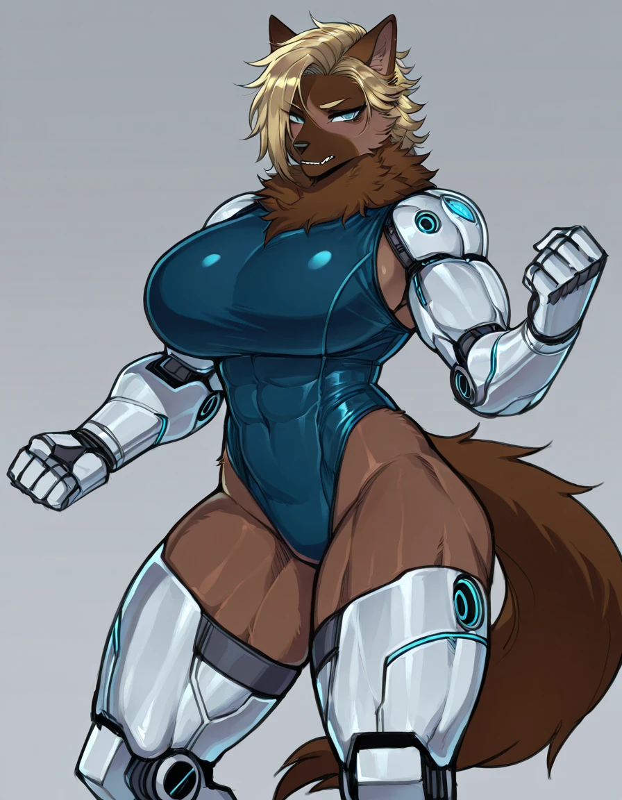 Tall_muscular_mature_horse female white_mane long_single_braid gray_furry_body blue_eyes solo Masterpiece best_quality absurdres highly_detailed cleanly_drawn_eyes anthro_only by_claweddrip, by_greasymojo, by_underscore-b, by_runawaystride