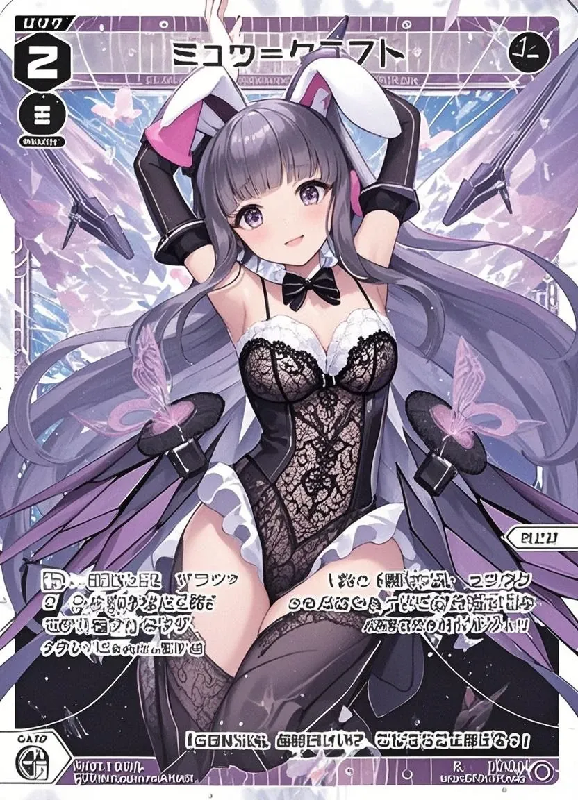 high quality, masterpiece, super detailed, 1 girl, extremely detailed faces,White latex bunny girl,White fishnet stockings,handcuffs,collar,Calm expression,Smile,handcuffs,collar,long black hair, charming pink eyes, fox ears, Ridiculously big, shiny skin,jump,parachute,bright sky