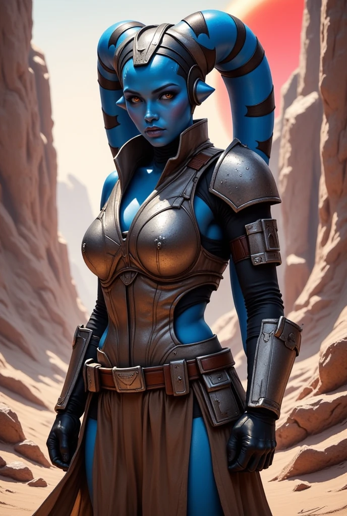 Female Twi'lek Mandalorian style