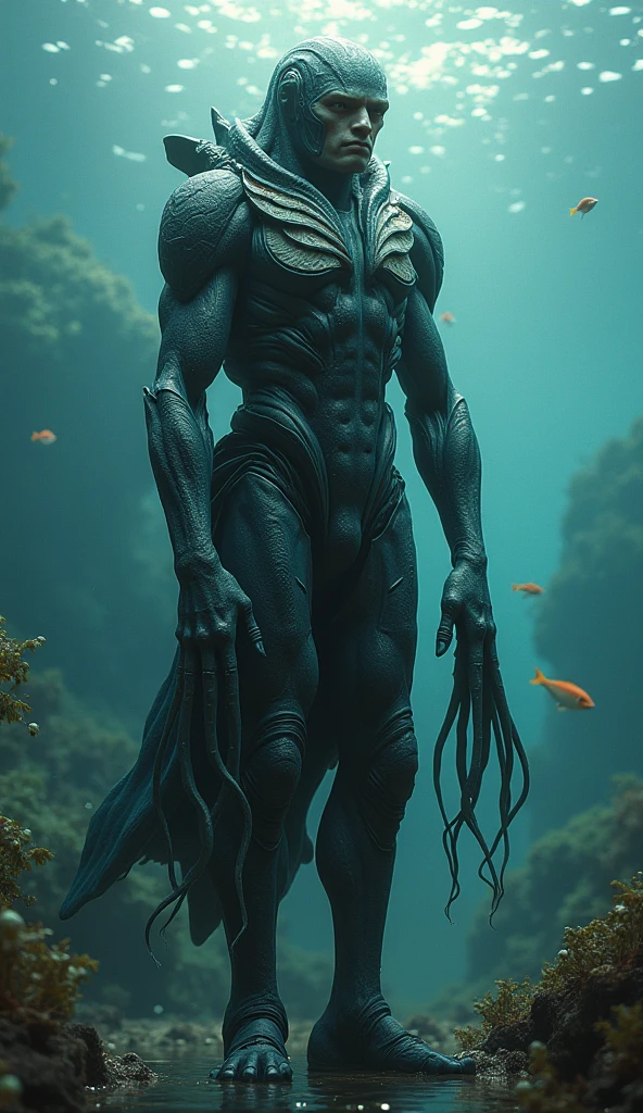 Humanoid black marin