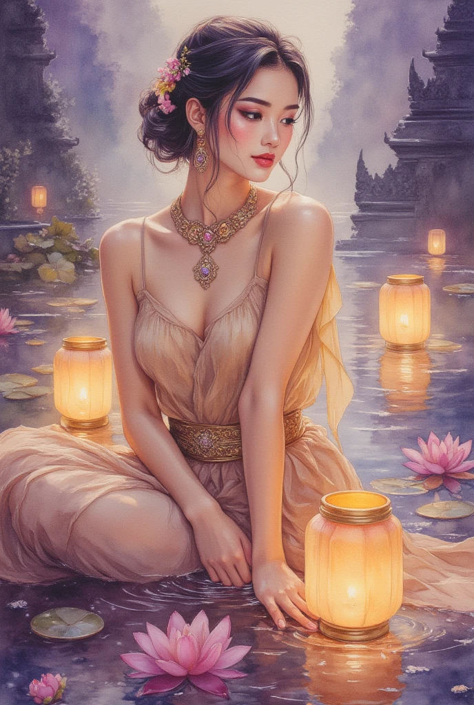 (masterpiece), best quality, expressive eyes, perfect face, 1 sexy girl in forest dress, flowers, leaves, Mandala, fractal, Sleeping Beauty, full body Bella🦋, beautiful sleeping girl, room with mirror, girl sleeping in the bed and sheets, old clock and lamp on the table, full body, black hair, transparent clothes, sexy legs, view of pubic hair, 1 sexy girl in transparent forest clothes, exposed breasts, open transparent t-shirt, tattoos of mandalas and flowers , best quality, masterpiece, illustration, very delicate and beautiful, very detailed, CG, unity, 8k wallpaper, ridiculous, huge file size, very wide lens, soft light, slight smile, view of the man's exposed breasts pubic hair, mandala and flower tattoos, Best quality, Full body, Nude summer, Full tattoo, (Masterpiece, Top quality, Best quality, Official art, Beautiful and aesthetic: 1.2), (1 flower), Full body, Extremely detailed, (Fractal art: 1.3), colored, more detailed, "Best quality", "Masterpiece, Sakimichan style art, black hair fused with platinum and gold, naked girl, beautiful visible pubic area, pink breasts, small breasts at the view, water pond in the garden, old floating clock, lamp, lantern, skin wet with water, floating bed in the pond, beautiful girl lying on the bed, fantasy, view from above, floating bed in the pond, temple interior flooded, night light, full moon, deep fantasy dream, clothes melted in pond water, black hair with gold and platinum reflections, pink weights, toes submerged in water,, official art, unity 8k wallpaper, ultra detailed, beautiful and aesthetic, beautiful, masterpiece, best quality, (zentangle, mandala, tangle, entangle), (??????? of flower:1.2) dynamic angle, the most beautiful form of chaos, elegant, a brutalist designed, vivid colours, romanticism, Background with：ponds，Cherry blossom forest，lotus flower）Lie underwater，seen from the front，， mostly cloudy sky,（Very detailed CG unity 8K wallpaper),
