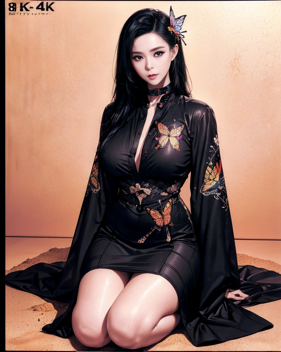 Umalinda warrior sexy, pretty face, Delicious Company, Alluring figure, Wearing a sexy open kimono. The artwork is created in a medium reminiscent of Japanese ink paintings....., 具有大胆的笔触和Monochromatic color palette. artist&#39;Masterful technique reveals the intensity and power of the image&#39;sense of presence，with the highest quality, Perfectly capture every detail with ultra-high resolution. Textures and intricate patterns on kimonos are rendered with extreme precision. Lighting is carefully designed，Enhance drama, Features deep shadows and subtle highlights. General, The artwork exudes elegance and power, Combining traditional Japanese aesthetics with a modern feel. Monochromatic color palette, Combine details, Create captivating and immersive experiences for your audience.