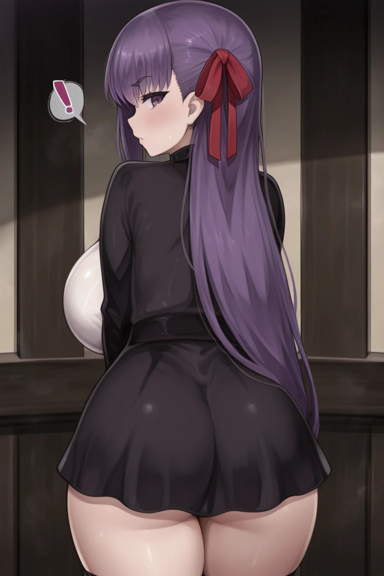 score_9, score_8_up, score_7_up, source_anime, Expressiveh, BREAK 1girl, 1boy, (side by side), (faceless male), size difference, stealth fingering, fingering, dripping, cowboy shot, close up, (multiple views:1.2), ass, (groping), ((panel rayout)) BREAK 1girl,solo,peeksex, behind door, doorway, false smile, standing, (sweat) ,fog, minamotono_raikou_\(Fate\), parted bangs, purple eyes, purple hair, long hair, hime cut, forehead, black sailor collar, black serafuku, black shirt, collarbone, crop top, crop top overhang, cropped shirt, black skirt, midriff, navel, neckerchief, pleated skirt, red neckerchief, sailor collar, serafuku, shirt, skirt, ,dark, despair, from above, (stray pubic hair), oily skin, gleaming skin, shiny skin, netorare, cheating\(relationship\)