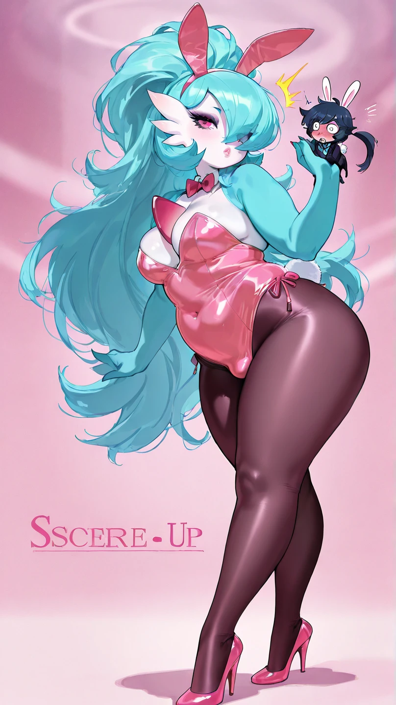 tall woman , high-waist e seios gota, Kale, mulher pelada Kalea, high skinny thighs, Legs long, high-waist, Kale sem roupa enorme enorme ((work of art)),(((best qualityer))),((character design sheet)) ,((Vulgar)) , voluptuous girl, ssmile,((between the breasts)) , , pink hair, pink hair