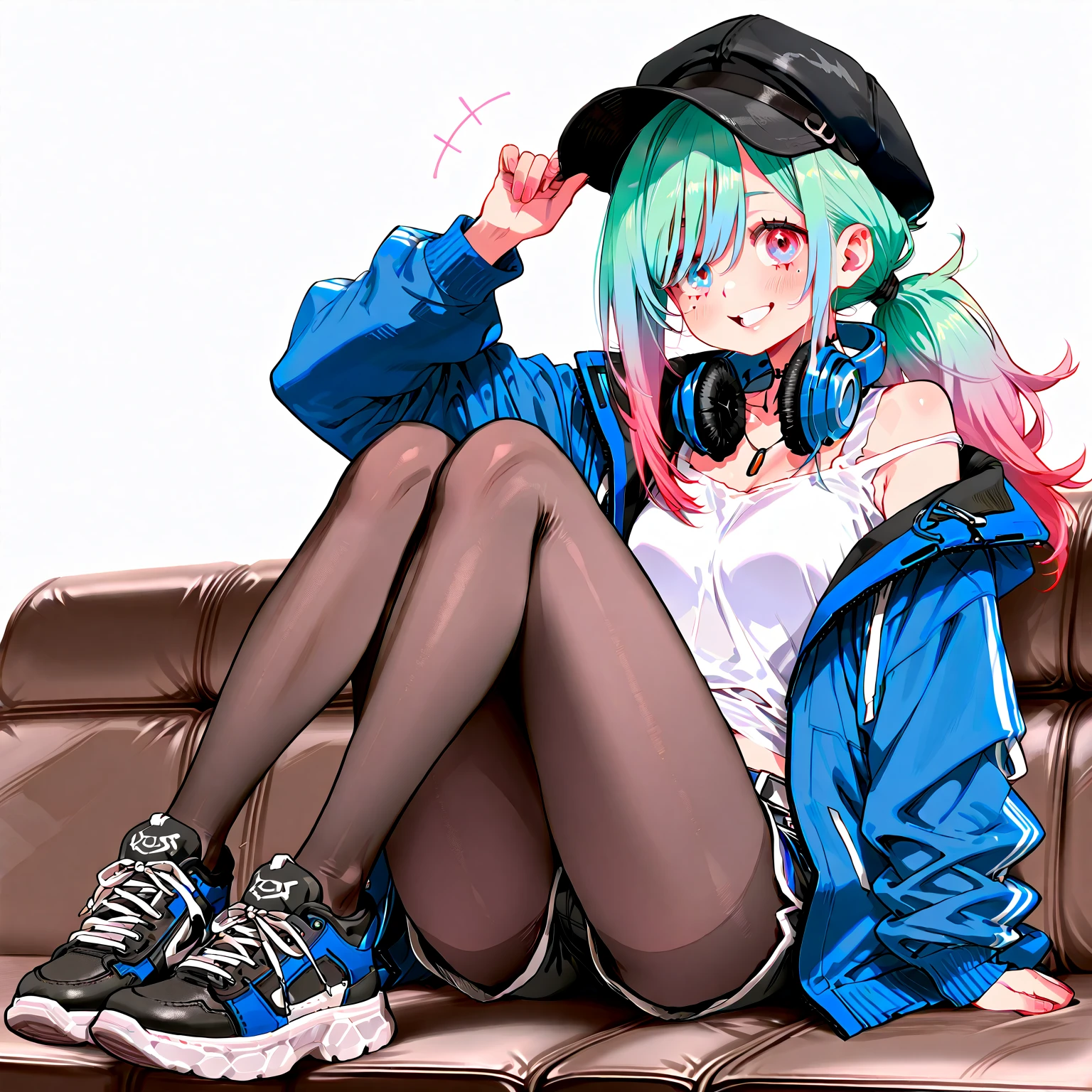 Anime girl sitting on table, beautiful anime girl crouching, Biomechanical OPPAI, Sexy pudica pose gesture, seductive anime girls, with index finger, the anime girl is crouching, an oppai cyberpunk, hajime yatate, rogue anime girl ayanami rei, ryuko matoi, sexyposture, konachan，Exhale the mist，open open mouth，Stick out your tongue mermaid line，musculature，Ambiguous eyes，High-fork panties，Be red in the face，huge tit，over knee socks，Excitation，open open mouth，Stick out her tongue， dropping saliva，White popsicles，Melted popsicles，Hair tied up，Long tongue，Single horsetail，The melted popsicle falls on the chest，Excitation，Place your hands on your chest，Plenty of liquid，White liquid，Floating popsicles，Suck on popsicles，love heart，Throw a wink，looking at viewert，Lick gently，Camel toes，Popsicles in his mouth，Semi-closed Eyes，musculature，Melted popsicles drip to the ground