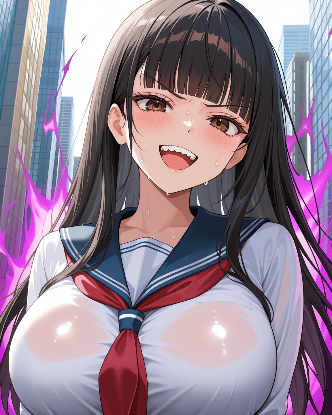 Anime Moe Art Style,Highest quality,High resolution,Anatomically correct,Multiple Girls,Mid-teens,Mr.々Hair style,Super detailed,Big Breasts,Shiny skin,Beautiful Skin,A rich expression,Laughing with your mouth open,high school girl,???????,Show your chest,Nipples are visible,Lift up your skirt yourself,I can see the shorts,School Cultural Festival,blazer,Pleated skirt,mini skirt,Eyes drawn in detail,8K