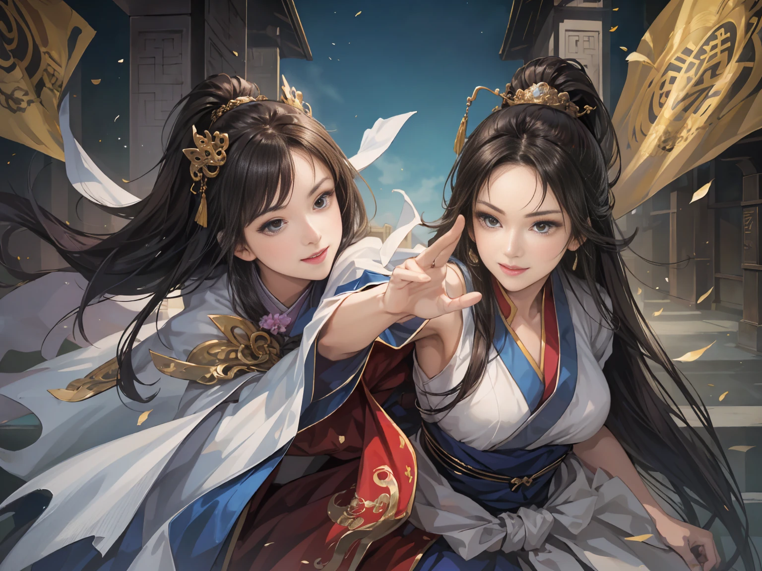 A place where strange boulders are bent,The moonlight shone on the side of the girl's face,22 year old,realisticlying,Female Taoist,no-bra,vacuum,Extra-long sleeves,Off-the-shoulder attire,huge tit,cleavage,Hanfu long skirt,Extra-long hair,Color gradient for long hair(1.5),Messy hair,Taoist sword,Taoist costumes,Taoist charm,Barefoot,realskin,realcumAI,Snow-white skin,Snow-white thighs,Top image quality,Extreme light and shadow,From below,Colorful tights,High details,Standing painting,Demons and demons,repellent,lines of movement,in a panoramic view,closeup cleavage,Sword dance,Dance,using magic,Use spells,