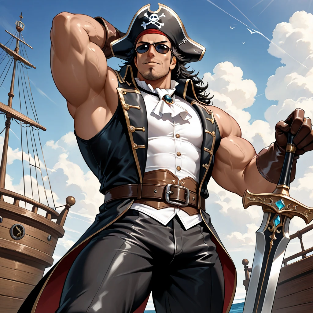 Mink gorilla pirate captain