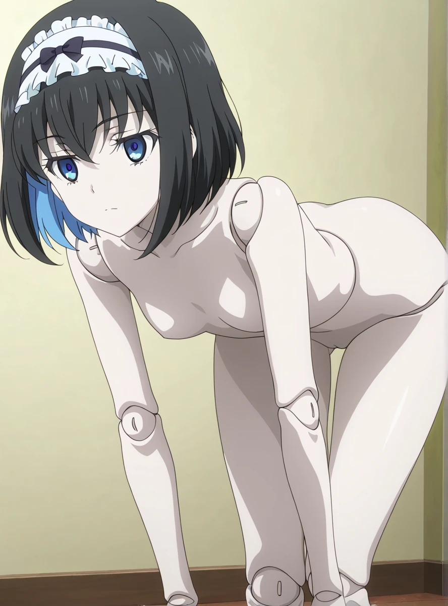 (( Fleet Collection、Kantai Collection、Yao)),(((Nude:1.5)))、woman,Cowboy Shot, (((white background))) 、Best image quality, high quality, The background is clear,きれいなwoman, Japanese, detailed, detailed eyes, detailed skin, Beautiful Skin, 超High resolution, (reality: 1.4),とても美しいwoman, A little younger face, Beautiful Skin, thin, (Ultra-photorealism), (High resolution), (8K), (非常にdetailed) 、(Beautiful and detailed eyes), (非常にdetailed), (detailed face), Displaying the viewer, Fine details, detailed face, (((smile:1.5))),Straight,Looking Ahead, StraightLooking Ahead, Photo Real,Hairstyle: ponytail、((((short hair:1.4))),Brown Hair、smile、Very delicate body、Very flat chest、hair over one eye, from below,(Kneel, On all fours:1.2), ( Looking at the audience:1.4), (Stick your butt out:1.2), Dutch Angle、Normal limbs、