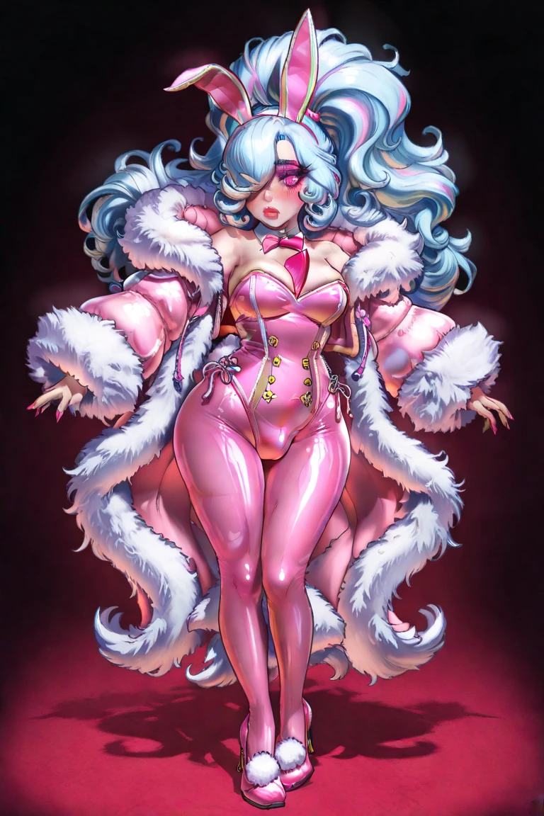 Visualize an (((anthropomorphic sapphire jelly deity))), with intricate ornate details, (((flowing translucent sapphire and white jelly hair))), (((striking shiny sapphire eyes))), (((luxuriously parted ruby lips))), elegantly dressed in a (((jelly translucent dress adorned with crystals and gothic chains))), (confidently dancing) with a (dreamlike fantastical backdrop), evoking the essence of a (Todd McFarlane-esque advanced spellcaster) defying silhouette, popping against a (hyper-detailed, fantasy cinematic backdrop) lighting techniques illuminating every intricate detail, bringing this fantasy image to life in vivid 8K resolution