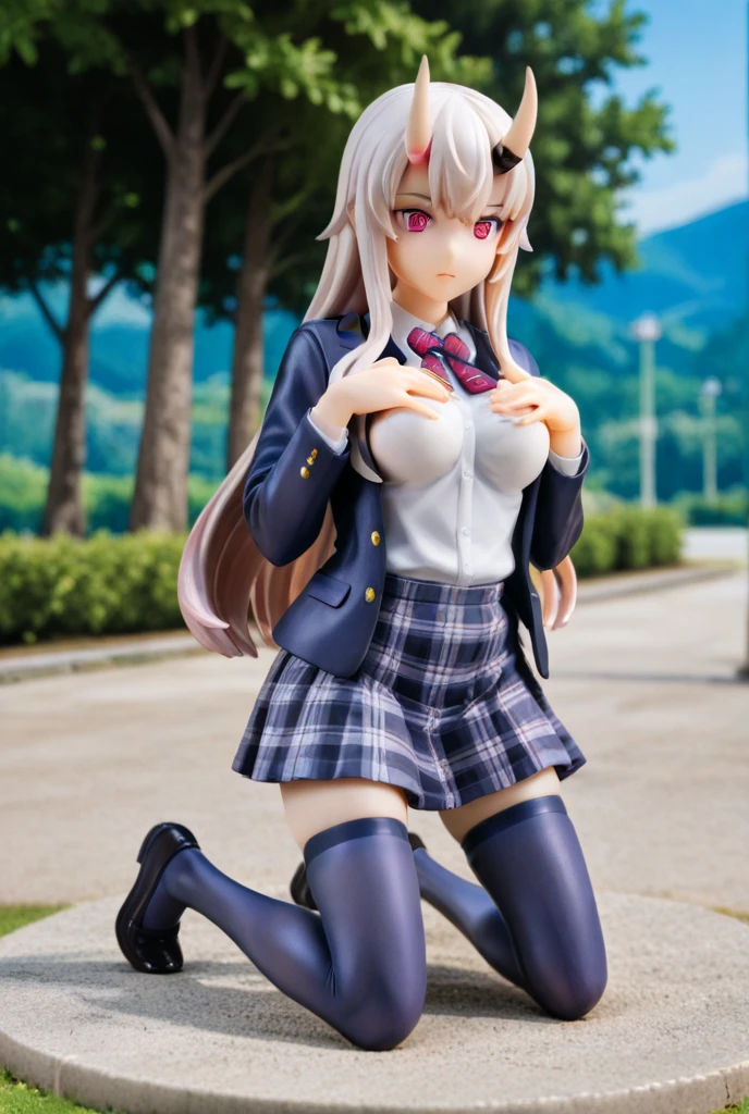 gray background,yellow eyes, green bowtie, white background, directly from front, NSFW,shout,{{{Lifting the bra}}}, {{{take off your shirt}}}, {{{show your chest}}}, Anime nose, anime eyes,topless, small breasts,best natural nipples, look away,anger, From before,In the hospital,(masterpiece, highest quality:1.2),Lift the shirt, take off your shirt, sit in his chair, (masterpiece, highest quality:1.2),figure,8K,HD,1 girl,alone,Upper body,(portrait:1.2),School_uniform,pleats_skirt,skirt,