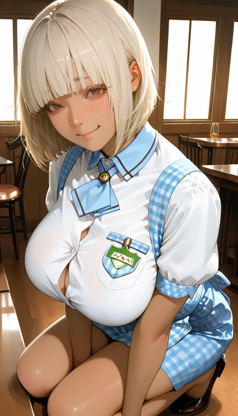 azur lane、Ayanami、table top、High resolution、lots of girlultiple girls、large crowd、かわいいlots of girls、big and full breasts、naughty body、underwear only、See-through、throw、、whole body、Are standing、looking up at me、confused face、blush、black pantyhose、female shape&#39;Private parts are clearly visible、I can see the nipples、white nurse uniform、nurse uniform、white nurse uniform、micro mini skirt、very short skirt、hospital、hospital room、hospitalの部屋、Many people々、in the crowd、bare chest、show your chest、from below、Low - Angle、Holding the tray、put the chest on the tray、A lot of milk comes out from the nipples、Breast milk splatters from the nipples、pour breast milk into a glass cup、A lot of breast milk spills from the nipples、White drinks、ponytail、white pantyhose