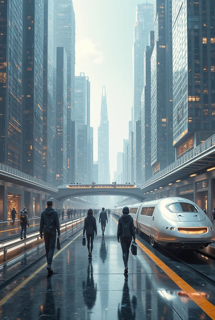 Very Advanced A futuristic world that has very advanced machines and language - SeaArt AI