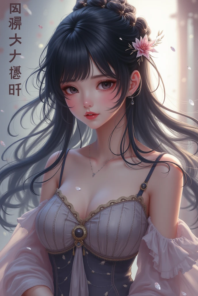 ((masterpiece, best quality)), Delicate face,goddess,little angel,Full body painting,Perfect body proportions,Ponytail long hair,Nice white eyes,Fantasy style,White background,transparent,Sex bikini,Lace,Glasses,feather,NUDE