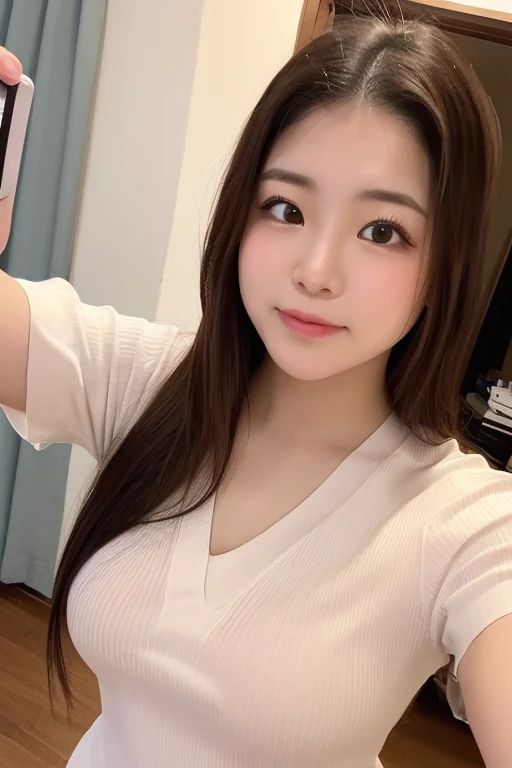 ((逼真的light, best quality, 8K, masterpiece: 1.3)), Clear focus: 1.2, 1 girl, Perfect body的美女: 1.4, Slim abdominal muscles: 1.1, ((Layered Hairstyle)), (Pink T-shirt: 1.1), (outdoor: 1.1), Ultra-thin face, Beautiful eyes, Double eyelids, Smile, Looking at the camera, Selfie,Full body posture, Solitary, Perfect body, Become a, 36 inches in the chest,(a charming smile:1), (sexy pose),26 years old, light,White shoes