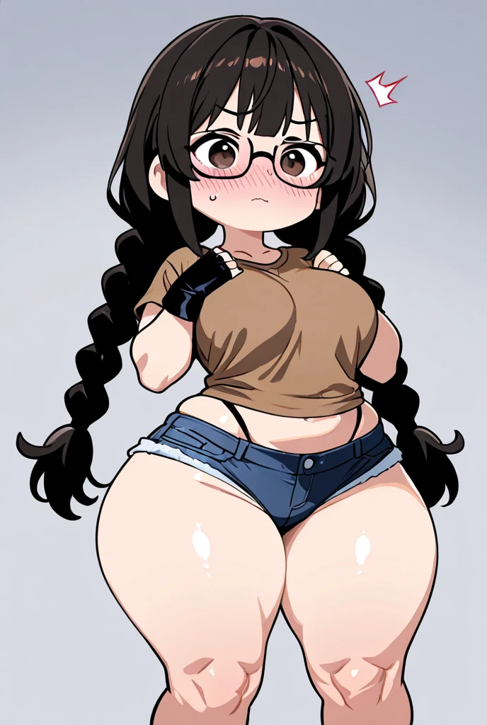 nude,全naked,clear,Married Woman,mother,whole body,Character portrait,Perm,天然Perm,Wavy Hair,Black Hair,slender,Slender,naked,skin,tits,skin露出,Black Hair,Big Breasts,Large Breasts,Wear glasses,,Watching the audience,Facing the screen,Standing with your legs apart,Even the toes are visible,Even the toes are visible,Drawing from head to toe,頭から足もとまでwhole bodyを描く,Facing forward
