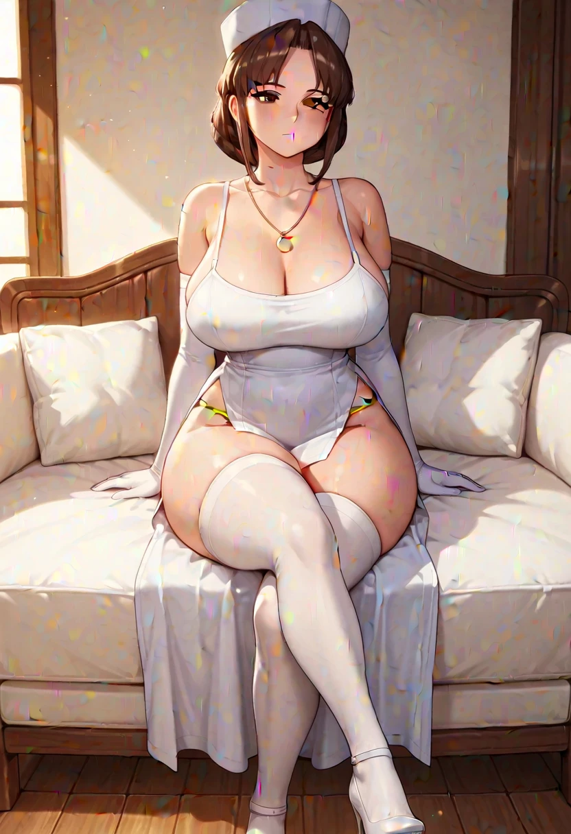 full bodyesbian, Solo, By bangs, Auntie, A sagging breast, endure, Fashionab, ((top-quality、8K、tmasterpiece、Portrait:1.3))1 Japan Woman, Wrinkles at the corners of the eyes, Plump body, ((nipslip、panties on :1.5)) , Original, (Perfect litthing), 50 years old hot mom, Mature female body set, Lace lingerie big breasts,Pantyhose,high-heels,crouched,Fork the legs (mature), Wrinkles at the corners of the eyes, Ultra-realistic skin is natural,(Best quality, 8K, Masterpiece: 1.3)),Solo, Japan, middle aged women, Beauty, Very fat, 52 years old, Short hair,, Wrinkles at the corners of the eyes, full bodyesbian, Laughing, winking, Messy room solo, Japan, middle aged women, Beauty, fatness, great big breasts,独奏,(:1.3),thick thight,upper legs,Wide buttock,komono,dent in the skin,Double tail,blond hairbl,ssmile,cheerfulness,(Transparent lace lingerie:1.4),cparted lips,plumw,Beds,exposed midriff,protruding areolas,gigantic cleavage breasts,4K,Dewy,omao,pubes,Armpit hairy,Breast choking
