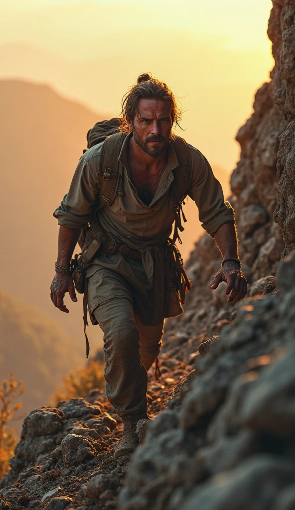 make a 39 year old white male general character disguised as a slave show from head to toe 