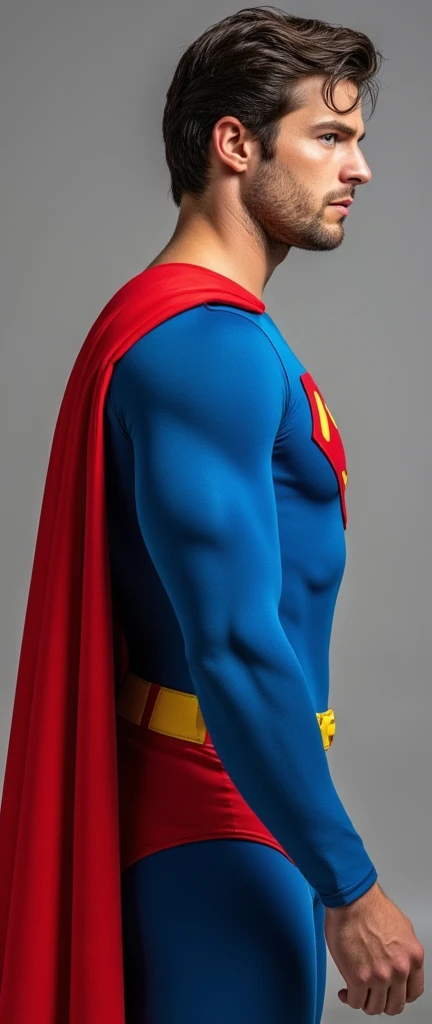 Frog becomes superman 