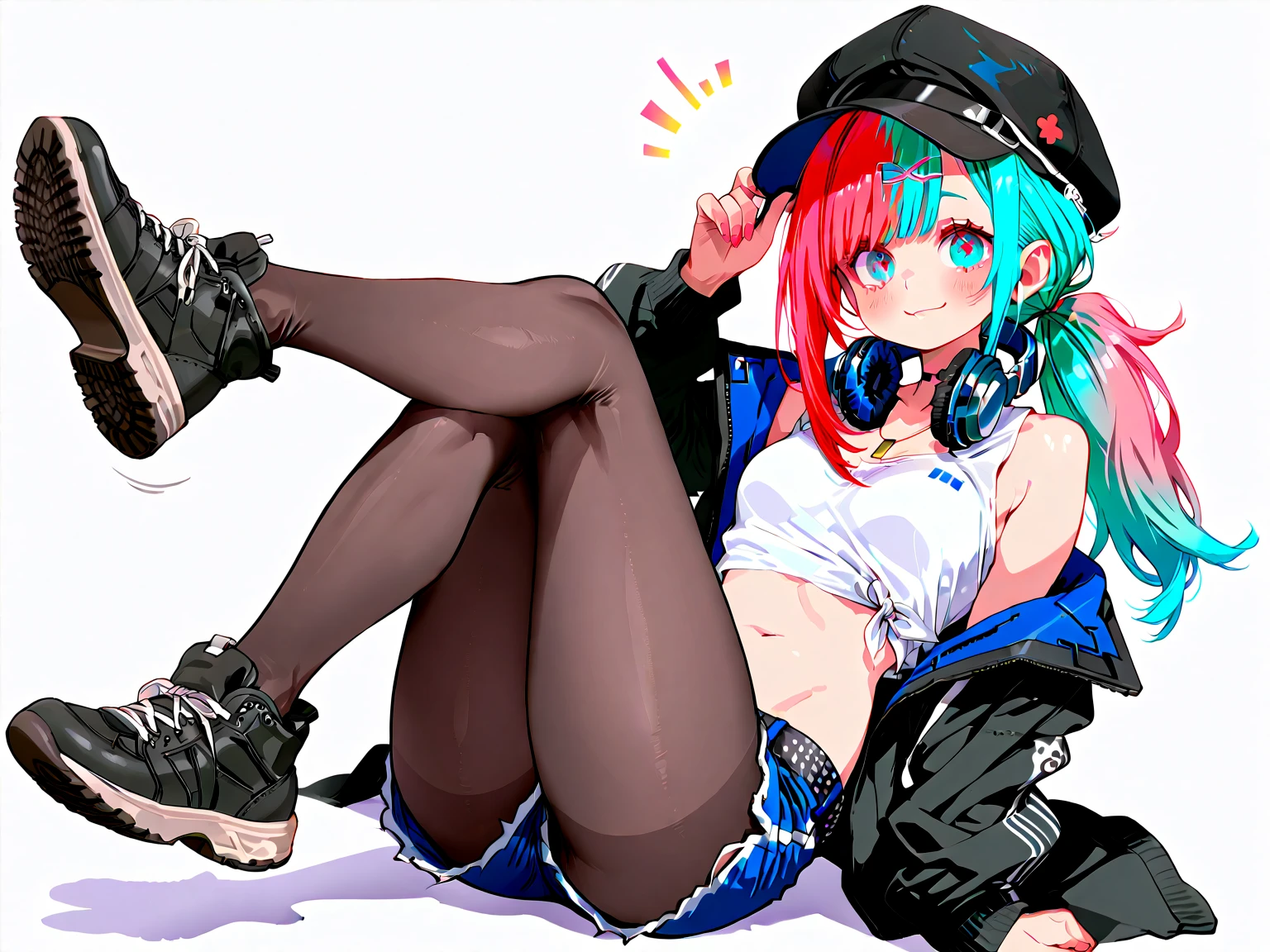 Anime girl sitting on table, beautiful anime girl crouching, Biomechanical OPPAI, Sexy pudica pose gesture, seductive anime girls, with index finger, the anime girl is crouching, an oppai cyberpunk, hajime yatate, rogue anime girl ayanami rei, ryuko matoi, sexyposture, konachan,Exhale the mist,open open mouth,Stick out your tongue mermaid line,musculature,Ambiguous eyes,High-fork panties,Be red in the face,huge tit,over knee socks,Excitation,open open mouth,Stick out her tongue, dropping saliva,White popsicles,Melted popsicles,Hair tied up,Long tongue,Single horsetail,The melted popsicle falls on the chest,Excitation,Place your hands on your chest,Plenty of liquid,White liquid,Floating popsicles,Suck on popsicles,love heart,Throw a wink,looking at viewert