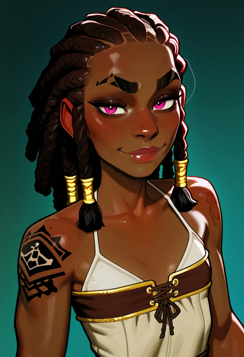 ((Vulgarity)), portrait, 1girl(someone addicted to sex, Prisoner),dark brown skin,gonzo pornography