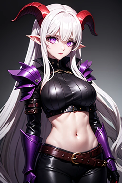 female with blue skin, white hair, red ayes, pointy ears, hyper realistic, Ultra detail, high res