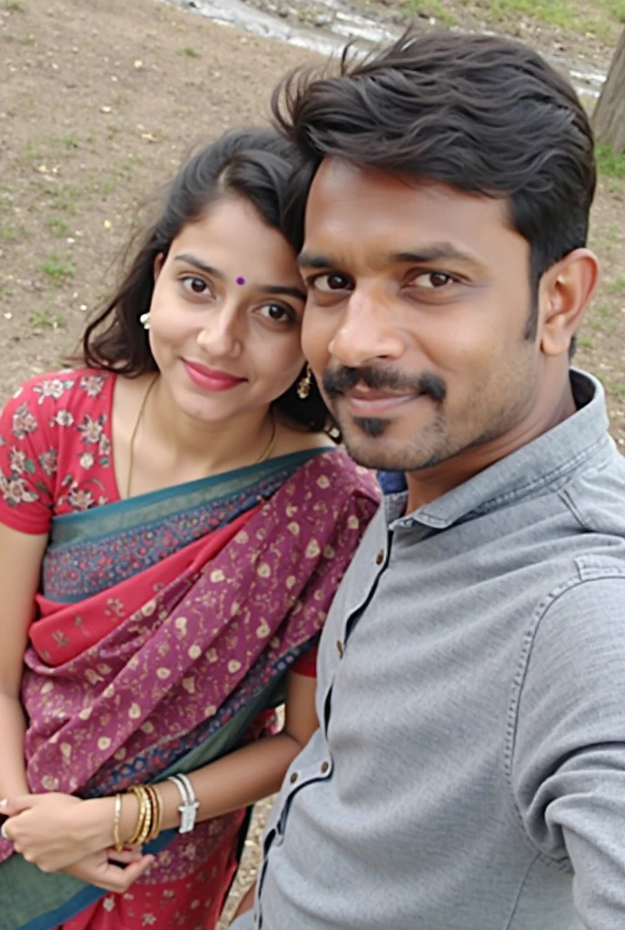 there are two people standing together in a dark room, lovely couple, couple, very very low quality picture, assamese, couple pose, very clear picture, happy couple, with lovely look, old picture, a picture, selfie photo, picture, wife, profile pic, in love selfie, selfie!!!!!, very very beautiful, ayan nag, candid picture